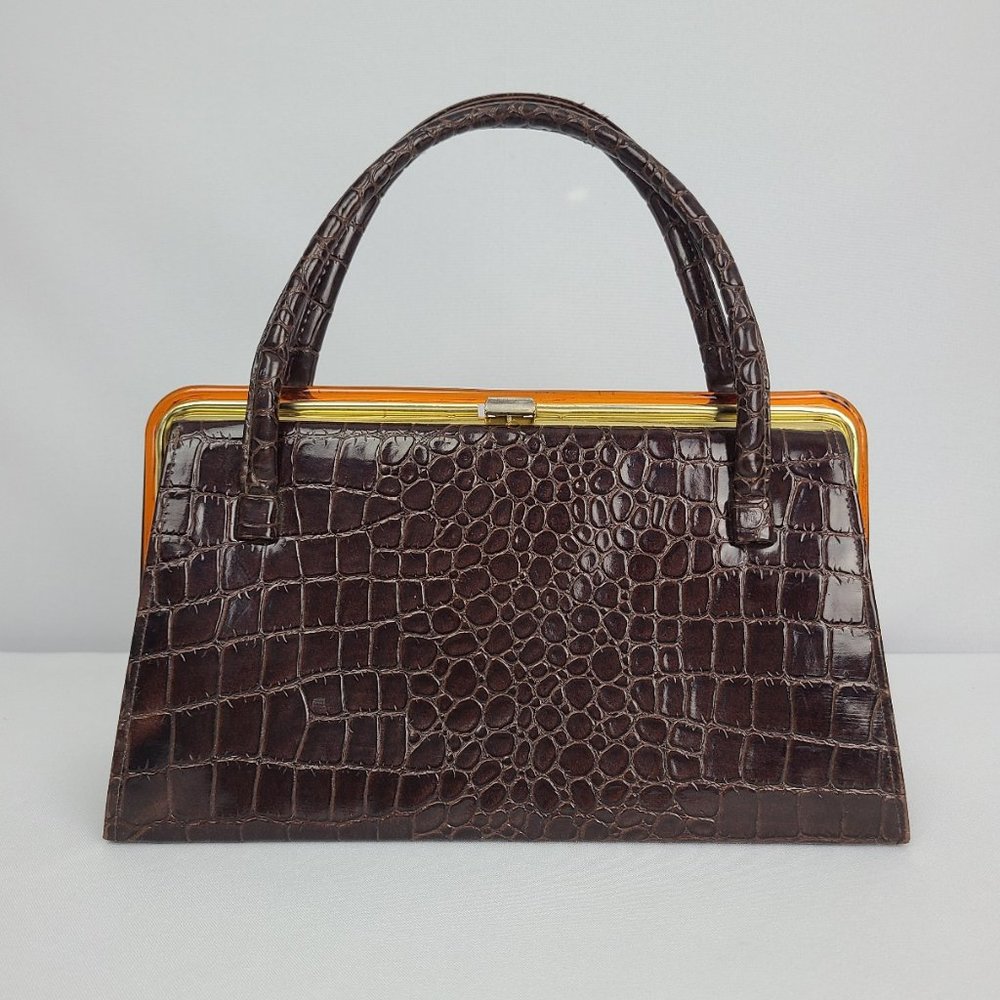 Vintage Brown Clutch Purse